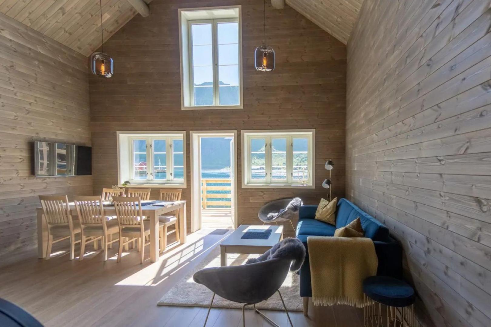 Reine Seaview Cabin Bagian luar foto